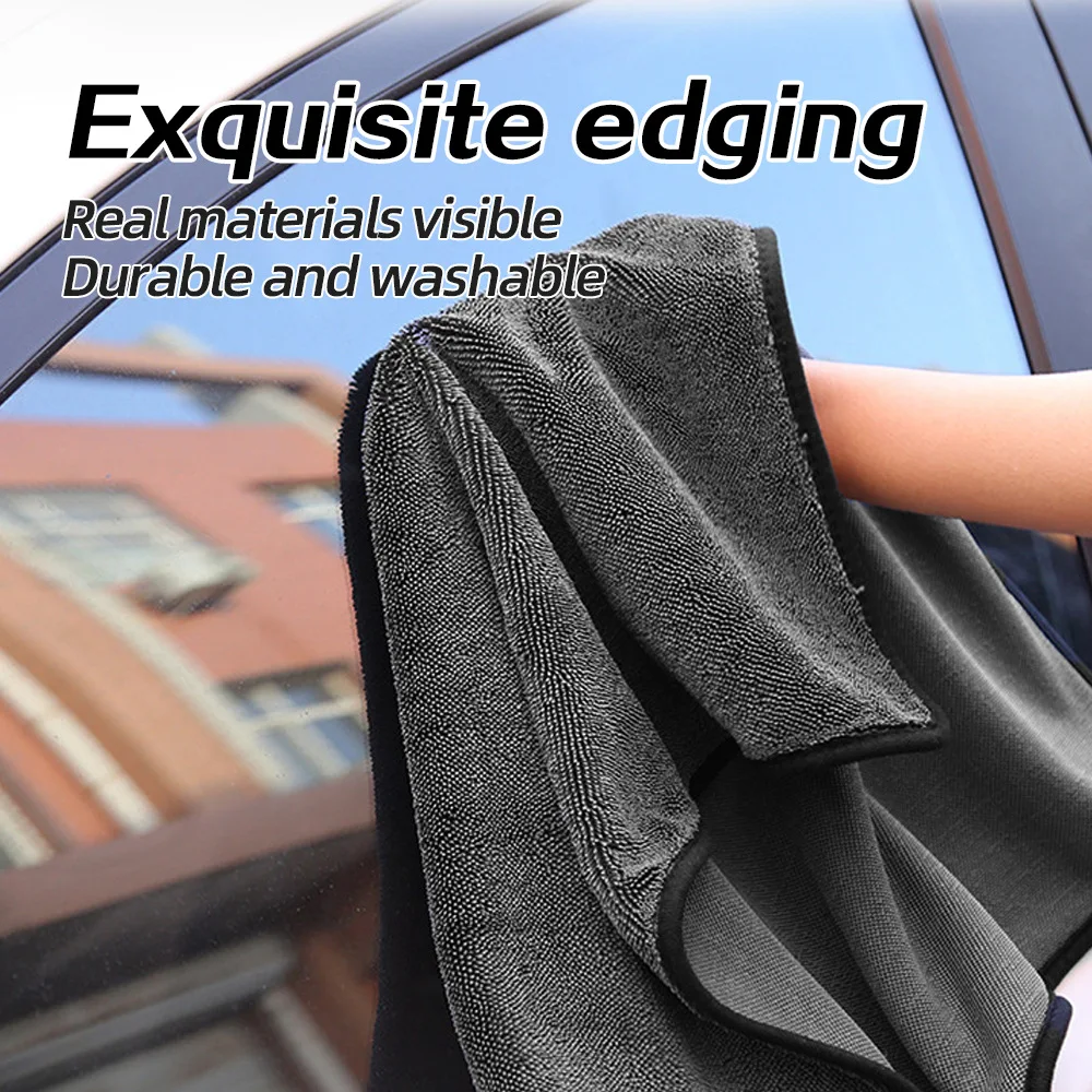 Car Wash Towel Microfiber Cleaning Drying Towel 40*60/40cm 600GSM 600GSM