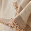 Nordic Style Tassel Throw Blanket  4 Season Use Sofa Cover with Dust & Anti Cat Scratch Protection Ideal for Travel & Home Decor 5