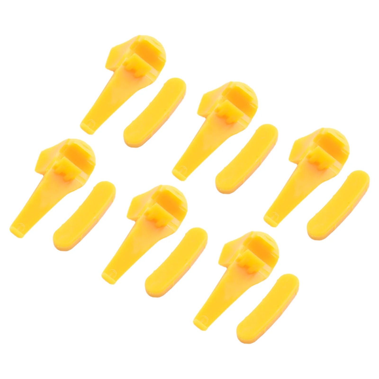 

12Pcs Tyre Changer Head Duck Insert Rim Protector Nylon Yellow Tire Changers Wheel Balancers Equipment Supplies Accessories