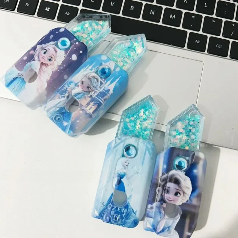 Disney Frozen Elsa Transparent Carrot Knife Cartoon Cute Girl Heart Children's Stress Relief Toys Quicksand Cool Girls Gifts