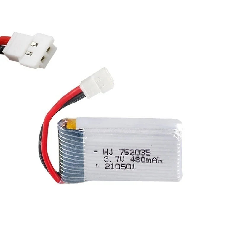 H31 Battery 3.7V 480mAh 752535 Lipo Battery And Charger For H107 H31 KY101 E33C E33 RC Drone Helicopter Spare Parts 3.7V