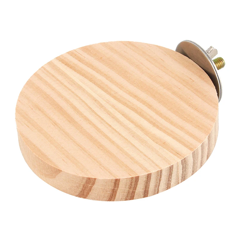 Parrot Hamster Stand Board Pet Bird Parrot Wooden Platform Bracket Toy Hamster Branch Perch Bird Cage Toy Pet Stand Board