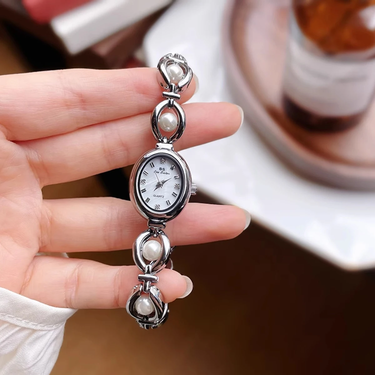 Women's Watch Bracelet Quartz Wristwatches Brand Luxury Vintage Casual Small Silver Clock High Quality Watch Ladies - 4