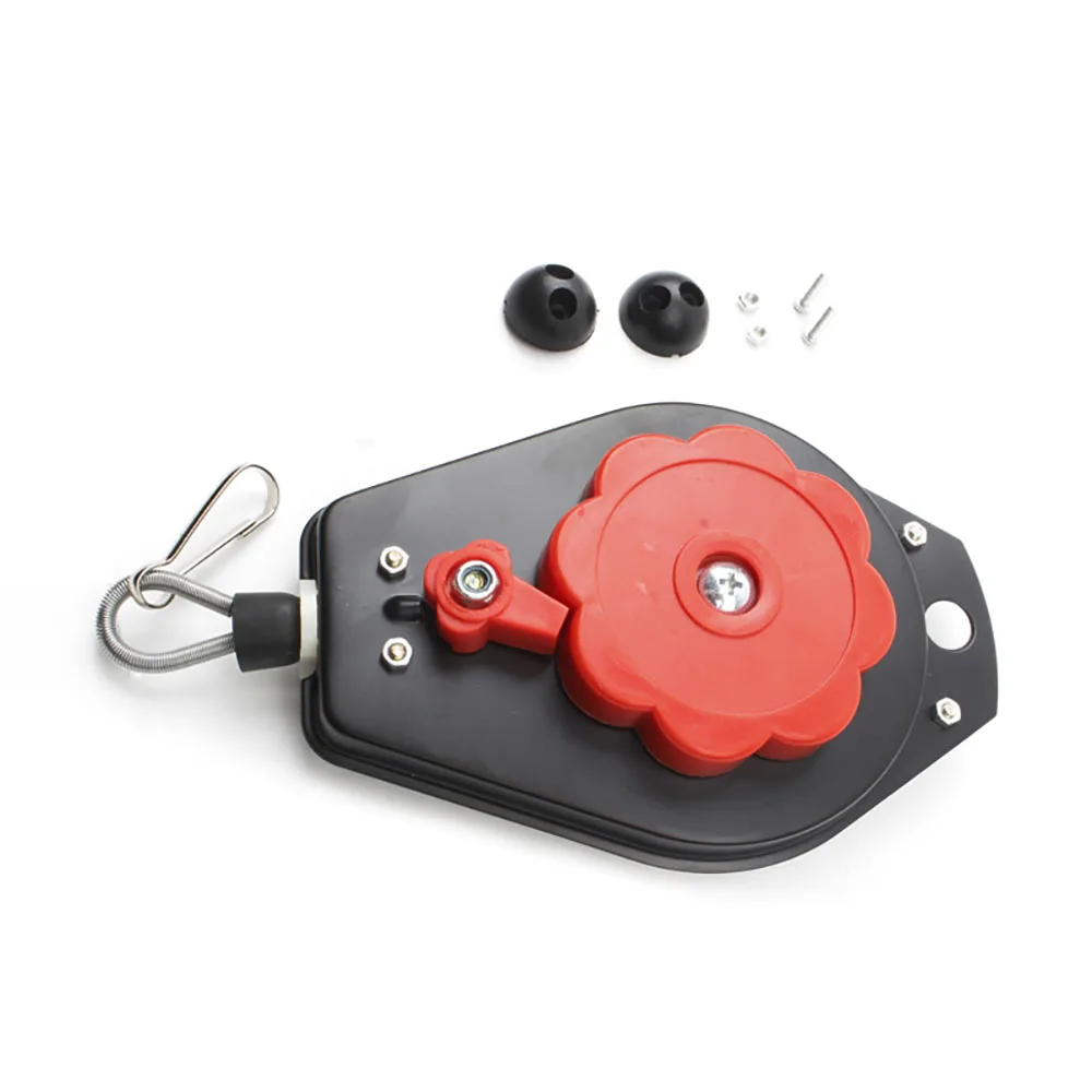 Équilibreur à Ressort Rétractable ES620 - Charge 0,6 à 2,0 Kg - Support Outil Suspendu Pour Atelier Et Chaîne D'Assemblage (Noir)