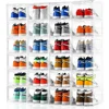 12 Pack Thicken Sturdy Clear Shoe Storage Organizer with Magnetic Door, Shoes Boxes Clear Plastic Stackable for Closet,Shoe Rack 6