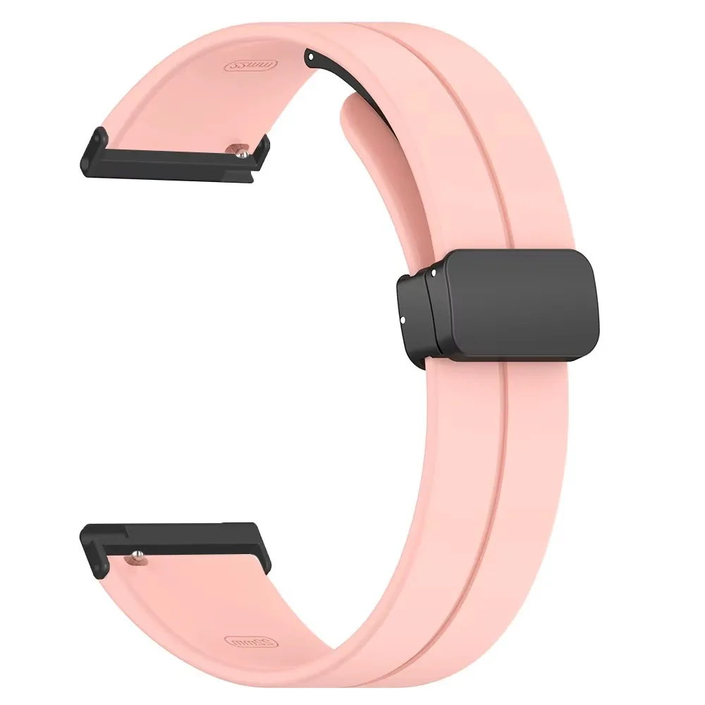 Enhanced Magnetic Buckle 24mm Silicone Watch Strap Band