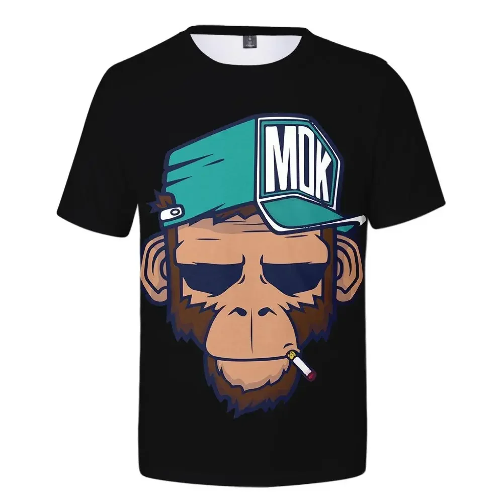 

Футболка Летняя с коротким рукавом для взрослых с 3d-цифровым принтом A1417