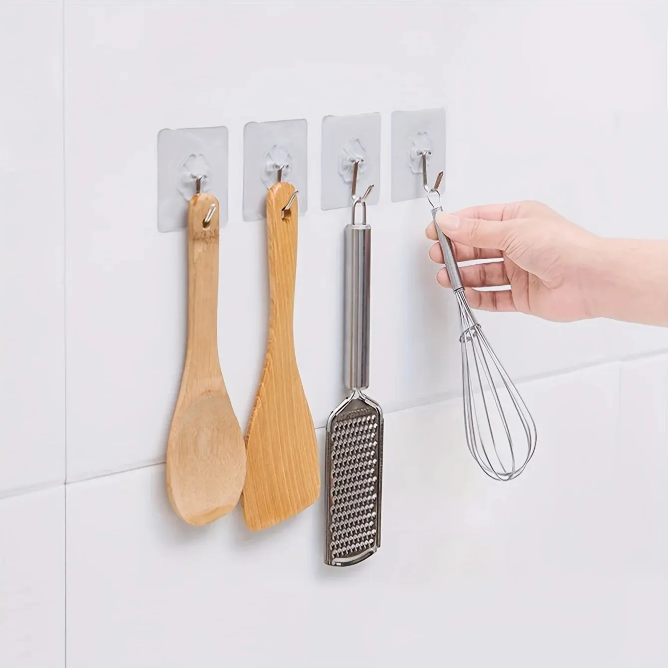 wall mount hooks 30pc Transparent Wall Mount Hooks Strong Grip Traceless Easy Install Multifunctional for Modern Decor