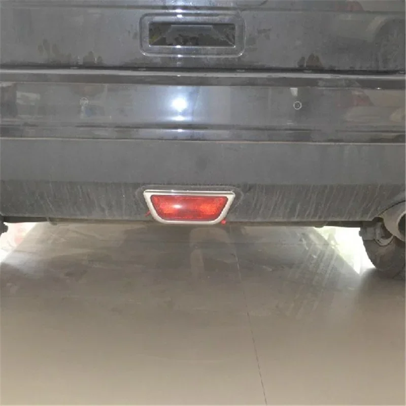 

WELKINRY For Ford Edge U387 1st Generation 2011-2014 ABS Chrome Car Tail Rear Bumper Brake Warning Lamp Light Trim