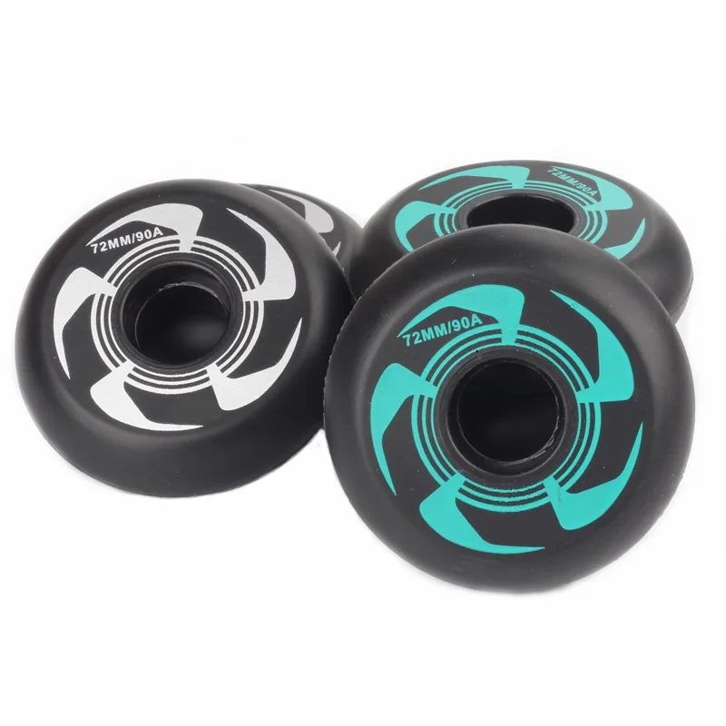 Inline skate wheel 72mm 76mm 80mm 90A 8 wheels/lot roller skating wheels