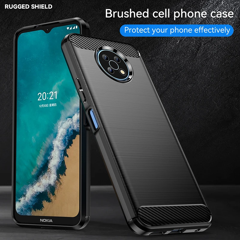 Силиконовый чехол из углеродного волокна, чехол для Nokia G50 G20 G10 G21 G11 XR20 X71 X100 X20 X10 C21 Plus, тонкий чехол с матовой текстурой Силиконовый чехол из углеродного волокна, чехол для Nokia G50 G20 G10 G21 G11 XR20 X71 X100 X20 X10 C21 Plus, тонкий чехол с матовой текстурой