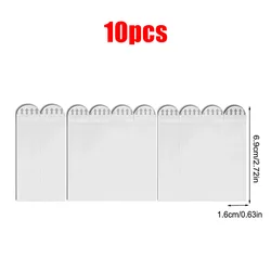 Versatile Double - Sided Adhesive Strips for Wall Hanging - Damage - Free, Waterproof, Self - Adhesive Hooks (10/20 Pack) (1.6X6.9cm 10pcs)