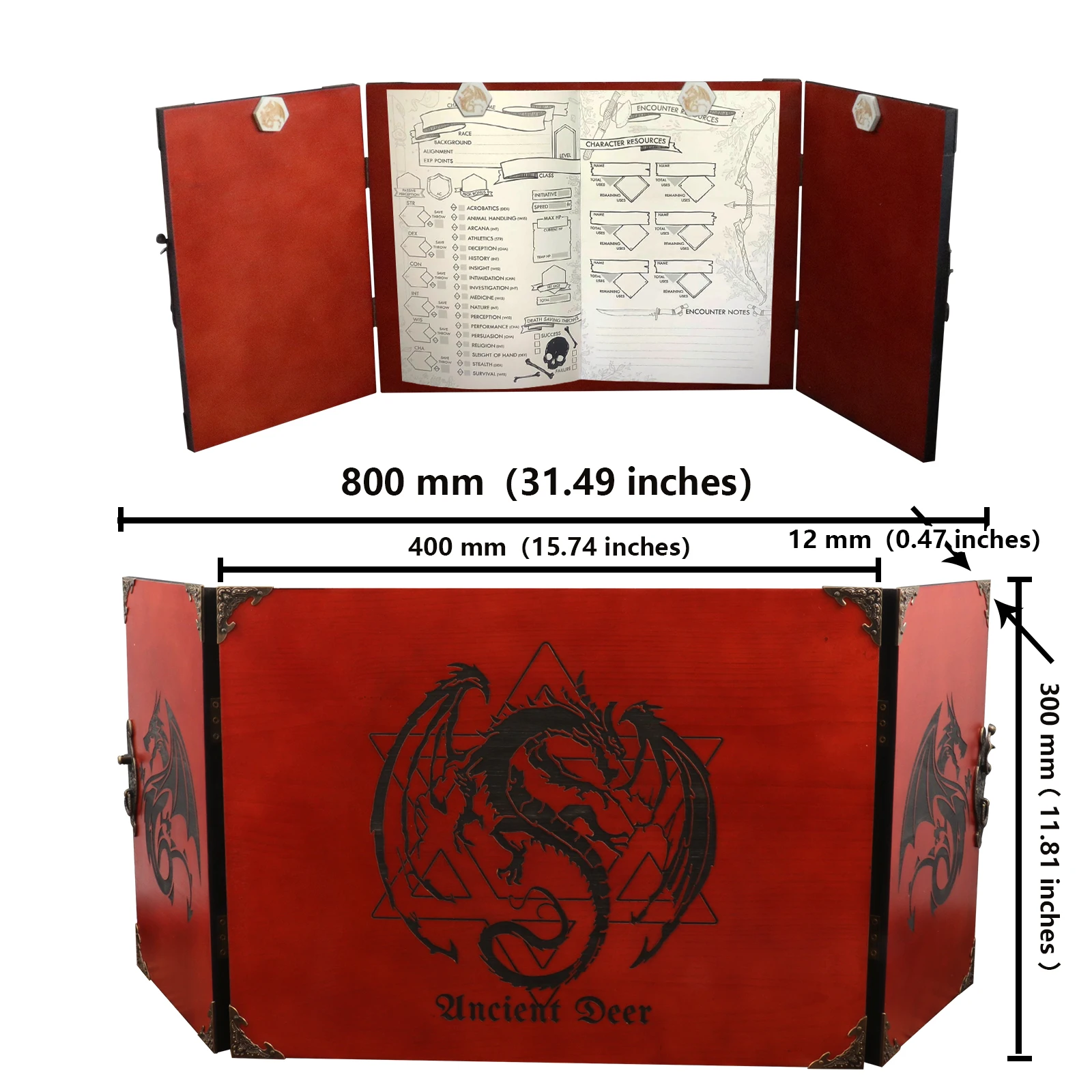 Dungeon Guide 2枚セット Dnd Accessories D&D Dungeon Master's Screen Dungeon Kit