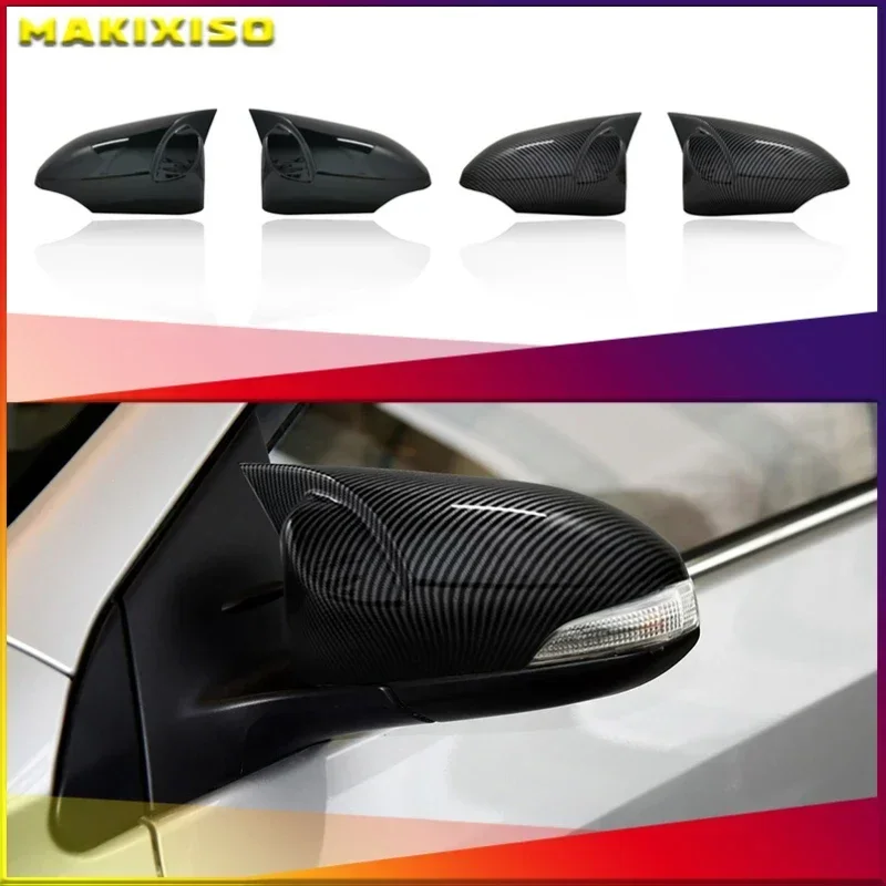 

Side Wing Rearview Mirror Cover Cap For Toyota Corolla 2014 2015 2016 2017 Carbon Black high quality types