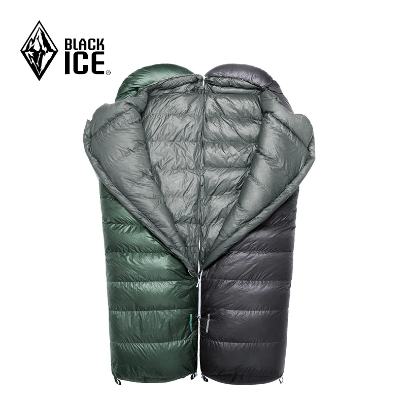 

Blackice E Envelope Splicing Sleeping Bag Ultralight Warm Cocooned Goose Down Winter Single Sleep Bag for Backpacking Camping