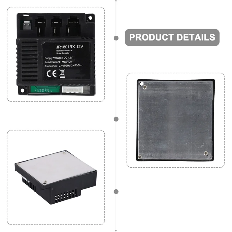 어린이 전기 자동차 2.4G 원격 제어 2.4G 원격 제어용 B29C-JR1801RX-12V 수신기