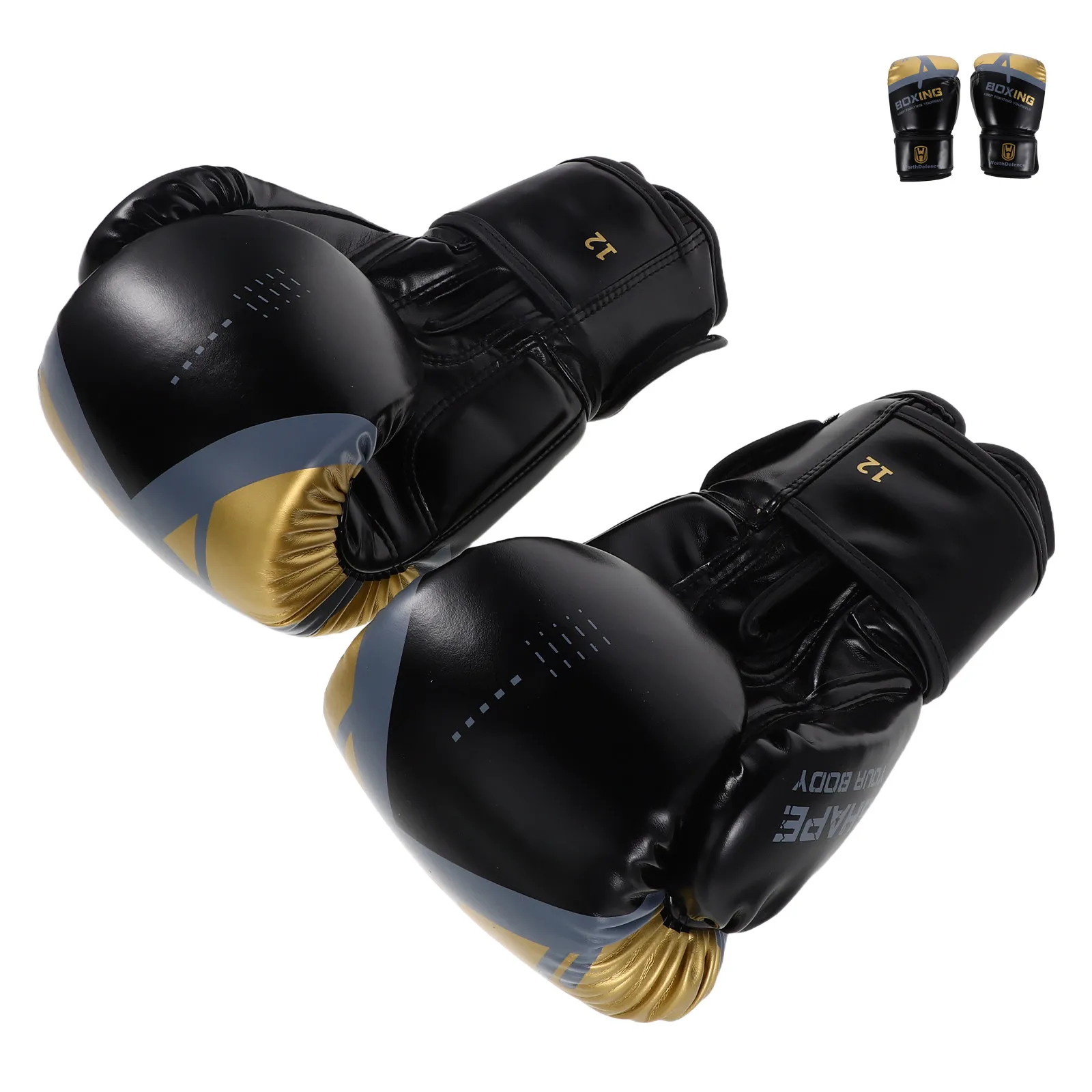 1 쌍의 권투 장갑 유니섹스 통기성 패딩 손목 지원 훈련 스파링 킥복싱 헤비 백..