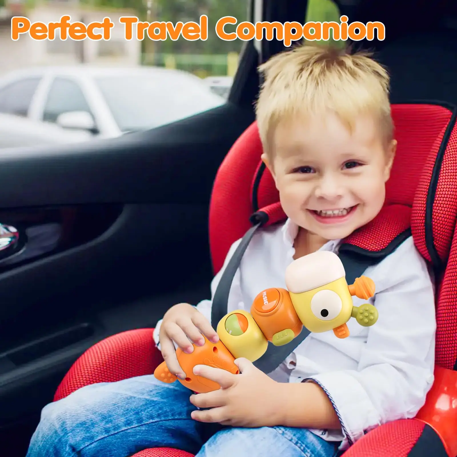 Giraffe Baby Teethers Newborn Infant Sensory Chew Toys Montessori Developmental Toy for Babies 3-18 Months Girl Boy Gifts 6