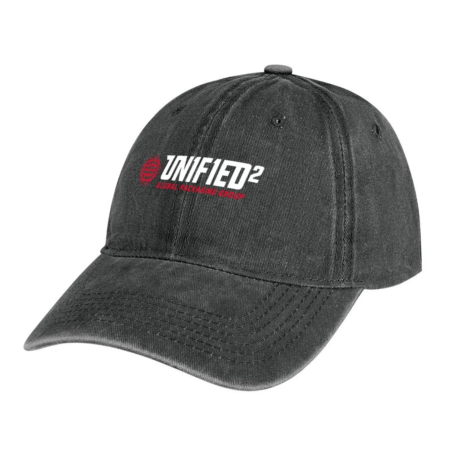 

UGPG Grey Logo Cowboy Hat Visor black Women Beach Fashion Men's