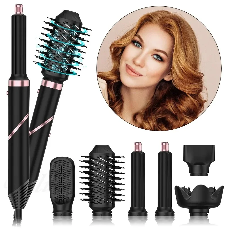 Multi-in-one High-speed Blower Household Hot Air Comb Negative Ion Hair Dryer Salon High Power  Haarborstel  Расческа Для Волос 2
