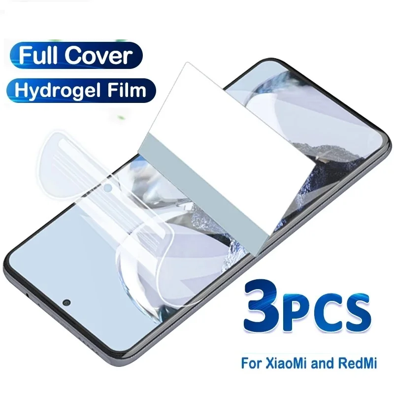Triple Pack Hydrogel Screen Protector Film