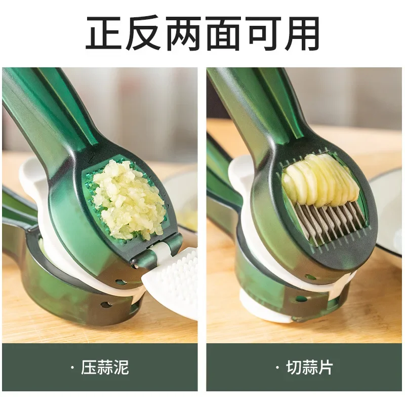 Mincer Chopping Ginger Squeezer Kitchen Accessories 2 in 1 Multifunction Garlic Press Manual Garlic Mincer Chopping Garlic Tools