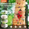 /Outdoor 32 Rock Climbing Holds Climbing Rocks Rock Wall Holds Grip Indoor 1