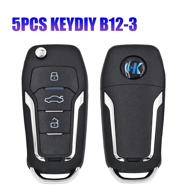 

5Pcs/Lot KEYDIY B12-3 B-Series 3 Button Universal KD Remote Car Key Accessories For KD900 KD900+ URG200 KD-X2 Mini KD Programmer