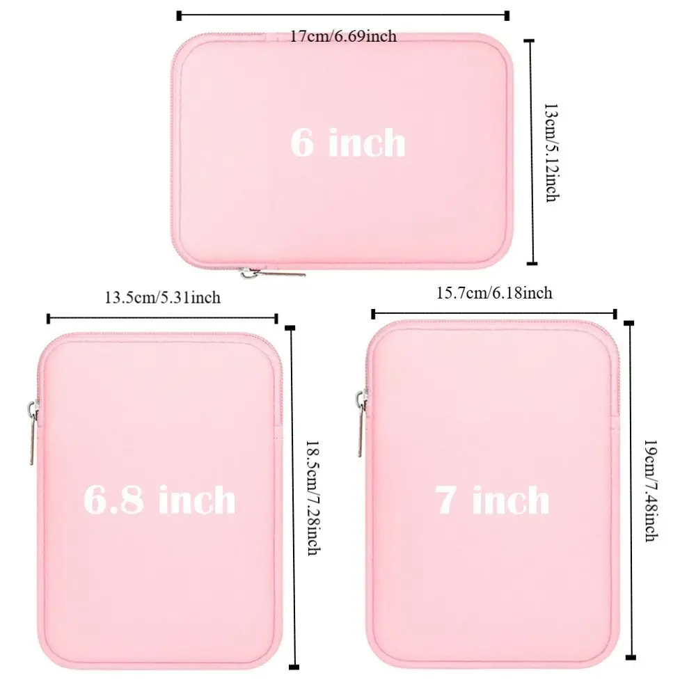 New 12th Gen 6 6.8 7 inch Storage Bag Anti Scratch e-Reader Protective Sleeve Wear Resistant Shockproof Carrying Case