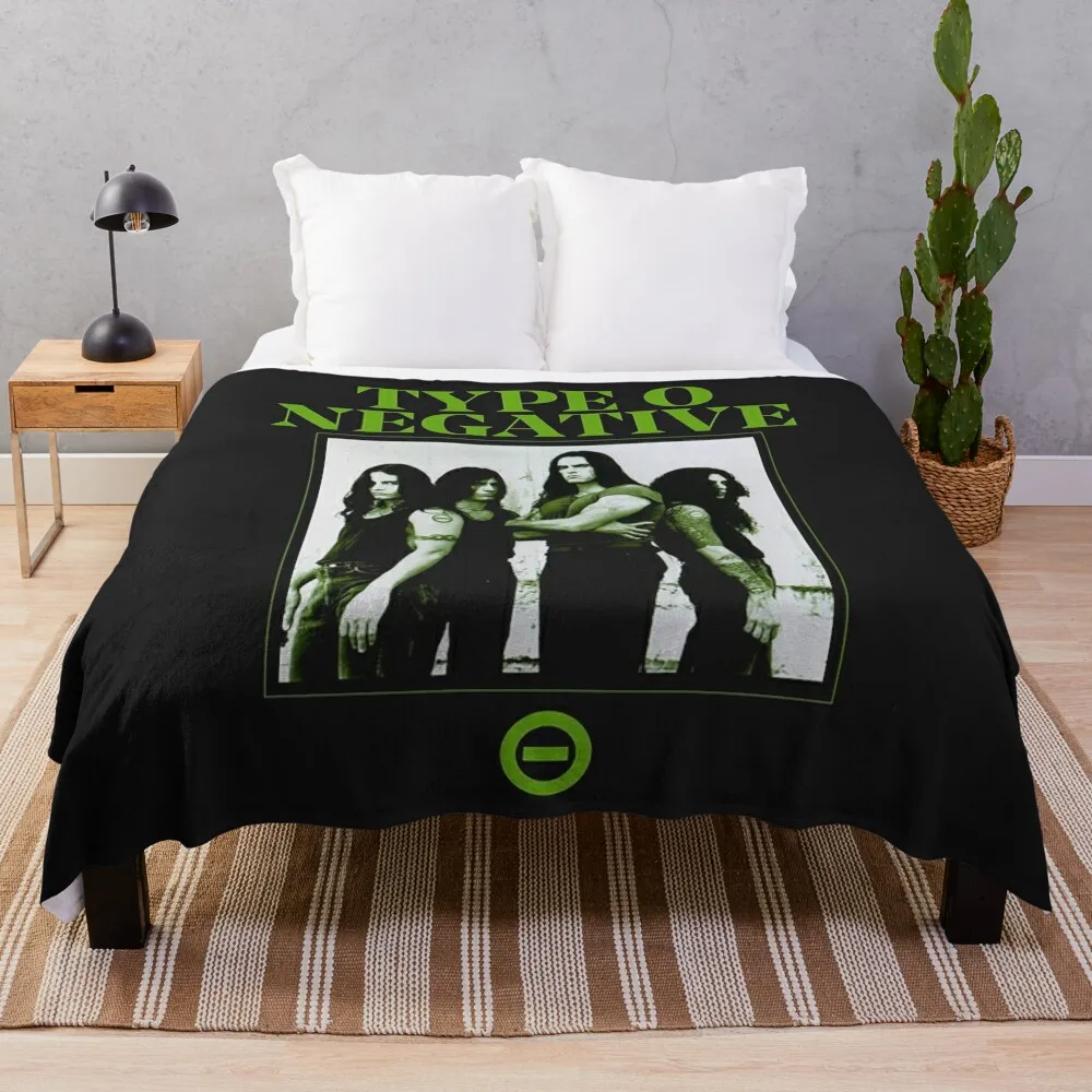 

Type o negative Throw Blanket fluffy Softest Travel Blankets