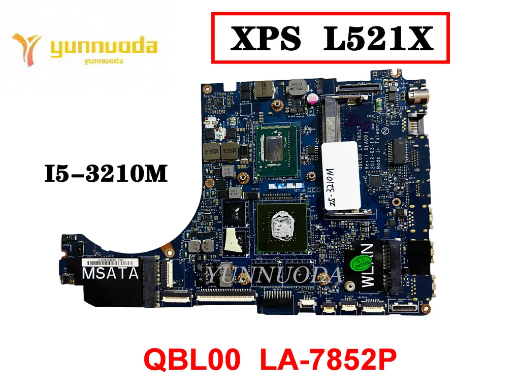 

Оригинальная материнская плата для ноутбука DELL XPS L521X, стандартная материнская плата QBL00, проверенная, хорошая, бесплатная доставка