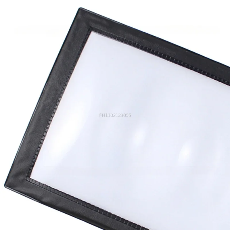 3X A4 Low Vision Ultra-thin Reading Magnifier Large Sheet Flexible PVC Elderly Small Prints Full Page Magnification Aid