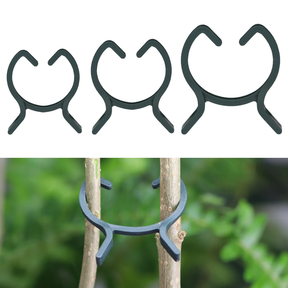 100PCS Plant Support Clip Plant Clamp Garden Binding Clip Grafting