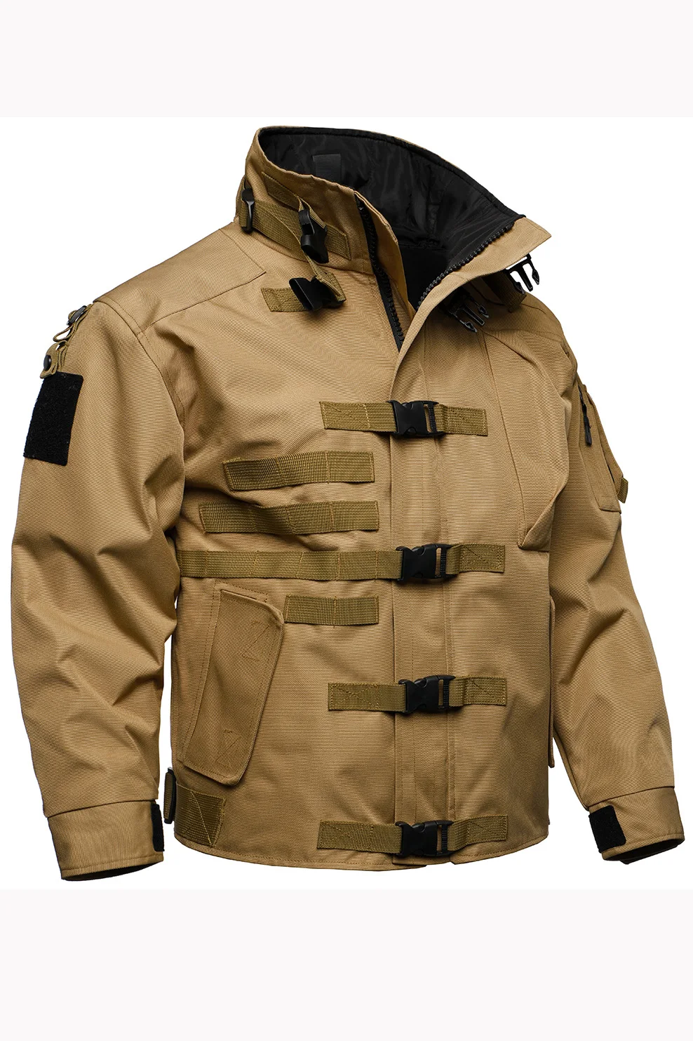 남성용 군용 야외 재킷, 1100D 캔버스, 사냥, 전술 긁힘 방지, 방수 육군 전투 재킷, H09