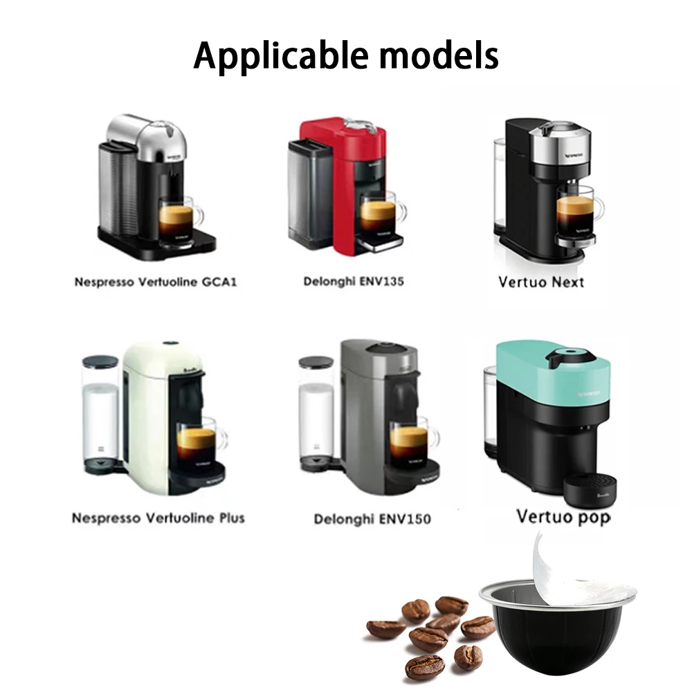 Reusable Aluminum Coffee Capsules Compatible with Nespresso