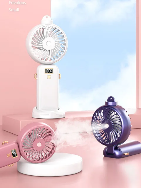 mini hand fan with water