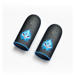 Breathable Touch Screen Gaming Thumb Sleeves | Anti - Sweat Finger Gloves for Enhanced Mobile Gameplay (Black)
