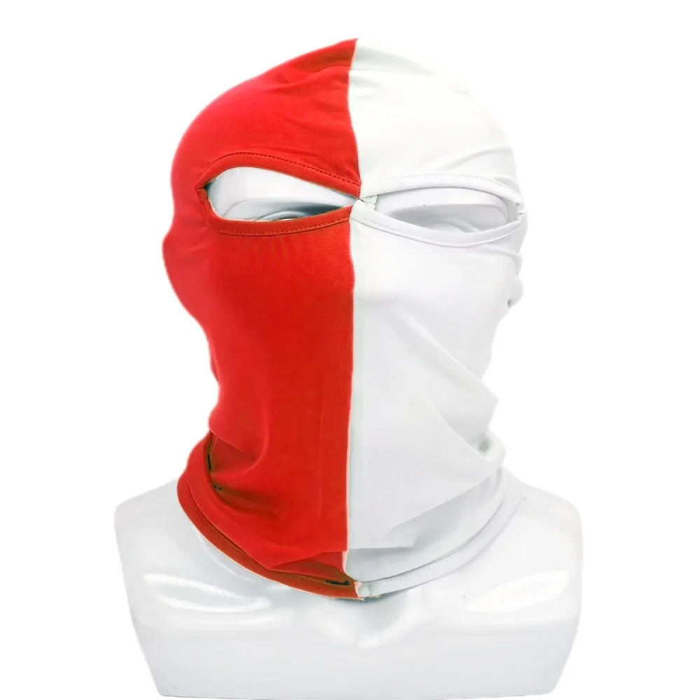 New 3 Hole Full Face Mask Sunscreen Two Tone Style Riding Scarf Dust Head Cover