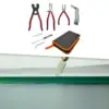 Glass Cutting Tool Set Glass Running Pliers Breaking Pliers Oil Dropper Storage Bag for Mosaic Tiles Mirrors Stained Glass 2