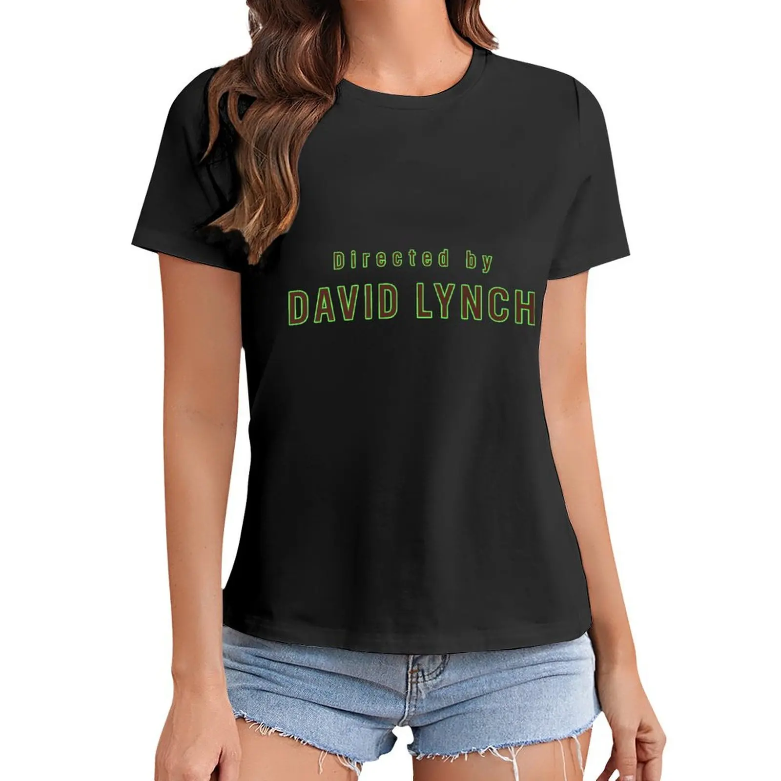 

Directed by David Lynch T-Shirt blacks Short sleeve tee T-shirt Women