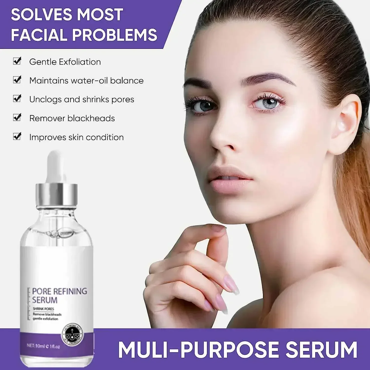Large Pores Firming Repair Facial Pore Shrinking Serum Skin Care Beauty 11 5