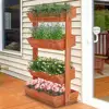 Tiered Solid Standing Raised Garden Bed Extre Large Planter Box In/Outdoor 1