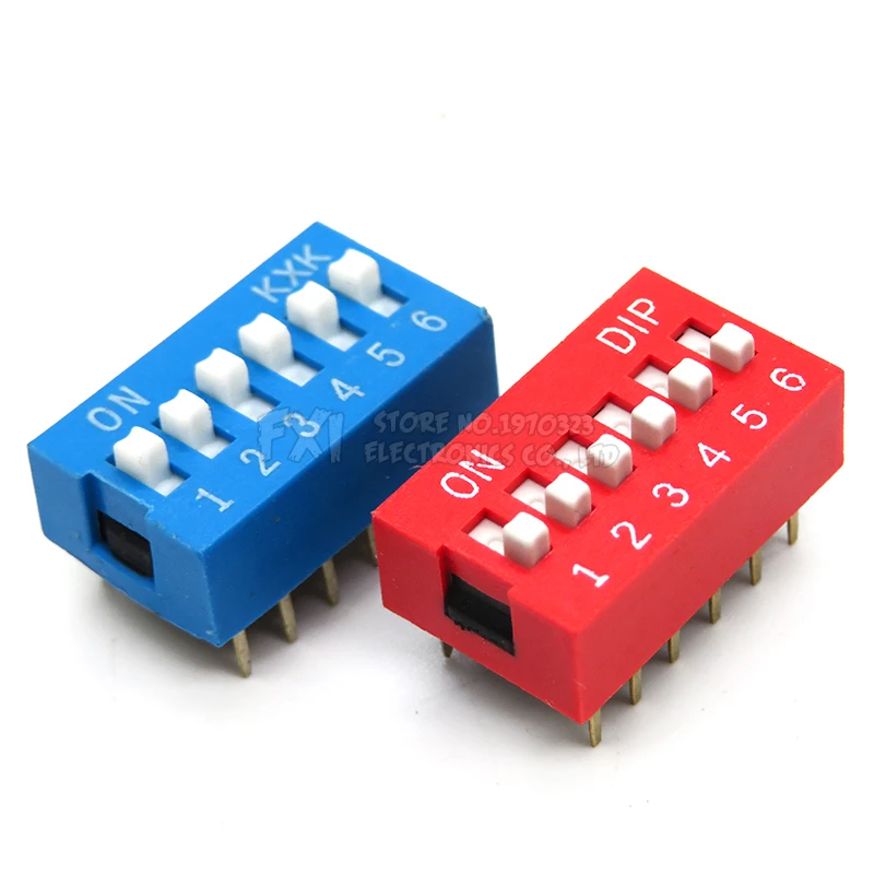 10PCS Slide Type Toggle Switch Module - Blue Snap Switch