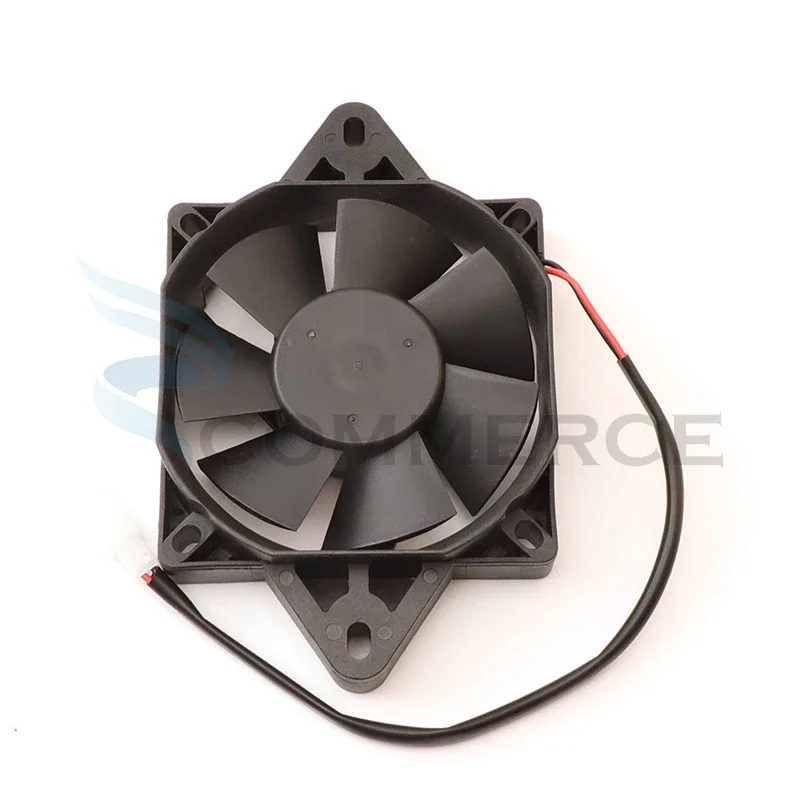 Radiator Thermo Electric Square Shape Water Tank Cooling Fan For 150cc-250CC Quad Dirt Bike ATV Buggy Go kart Motorcycle Parts motorcycle cooling fan