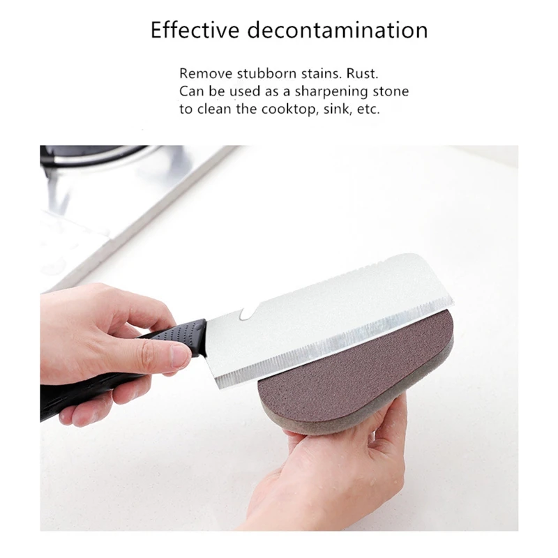Cleaning Brush Decontamination Brush Sponge Emery Kitchen Tool