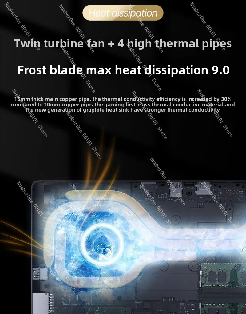 12-15.6 inch Slim Lightweight Laptop, Portable Design for Students, Professionals & Gamers, High-Performance for Work & Play