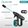 YOFIDRA 250Bar Brushless High Pressure Car Washer Gun 3 Gear Electric Garden Washing Water Wash Spray Gun for Makita 18V Battery 6