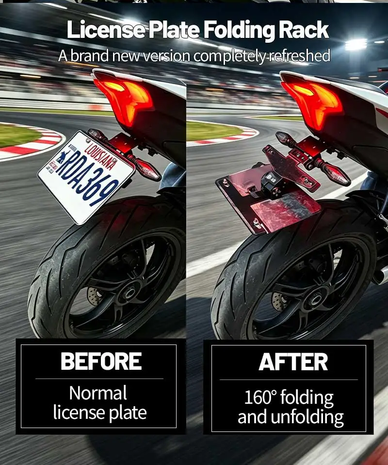 CFMOTO 450SR 675SR 700MT 450MT 450NK 250NK 300SR 750SR-S용 번호판 브래킷 레이스 트랙 전용