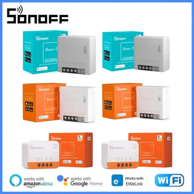 

Смарт-переключатель SONOFF Zigbee, мини-переключатель с Wi-Fi, с поддержкой Alexa Google Home eWelink