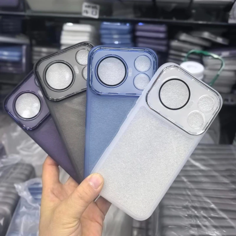 Enhanced Transparent Silicone Case with Camera Lens Protection